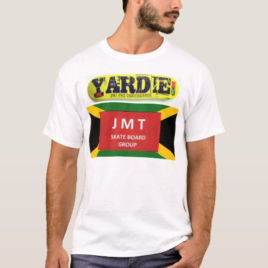 JMT SK8 MERCH YARDIE Heren Basic T-shirt (Voorkant)