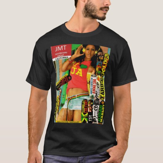 JMT SK8 OFFICIEEL. / TINA Basic Donker T-shirt (Voorkant)