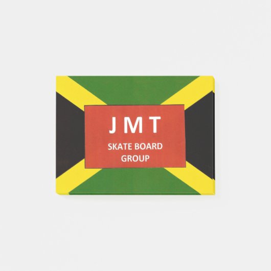 JMT SKATEBOARD GROEP MERKGOEDEREN POST-IT® NOTES (Voorkant)