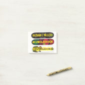 JMT SKATEBOARD GROEP MERKGOEDEREN POST-IT® NOTES (Op bureau)