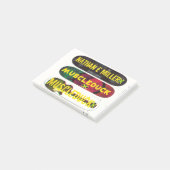 JMT SKATEBOARD GROEP MERKGOEDEREN POST-IT® NOTES (Schuin)
