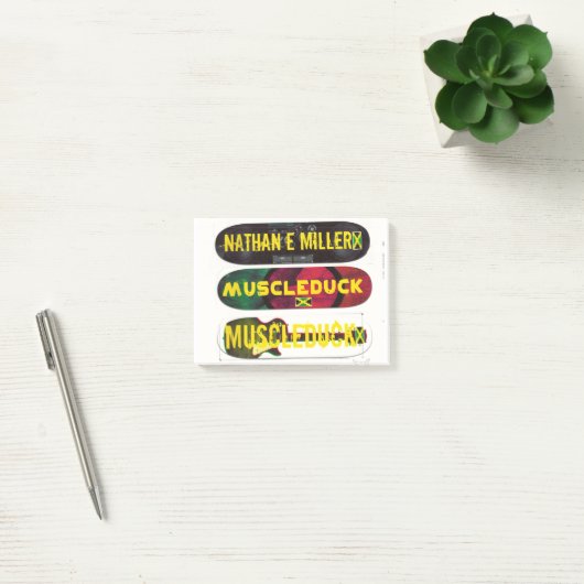 JMT SKATEBOARD GROUP MERCH POST-IT® NOTES (Kantoor)
