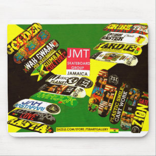 JMT SKATEBOARD JAMAICA Mousepad Muismat