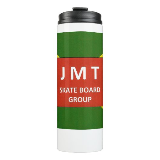 JMT SKATEBOARD Thermal Tumbler Thermosbeker (Voorkant)