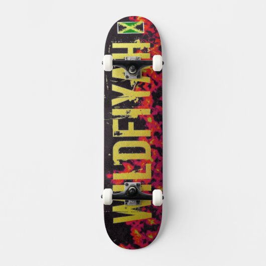 JMT SKATEBOARD: WILDFIYAH /INTERLUDE BEELDEN PERSOONLIJK SKATEBOARD (Voorkant)