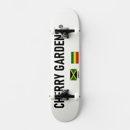 JMT SKATEBOARDS: CHERRY GARDENS PERSOONLIJK SKATEBOARD (Voorkant)