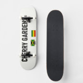 JMT SKATEBOARDS: KERSENTUINEN PERSOONLIJK SKATEBOARD (Voorkant)