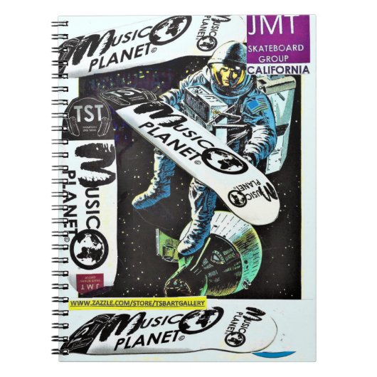 JMT SKATEBOARDS NOTITIEBOEK (Voorkant)