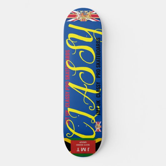 JMT UK CLASSY 8 1/4" Skateboarddek Persoonlijk Skateboard (Voorkant)