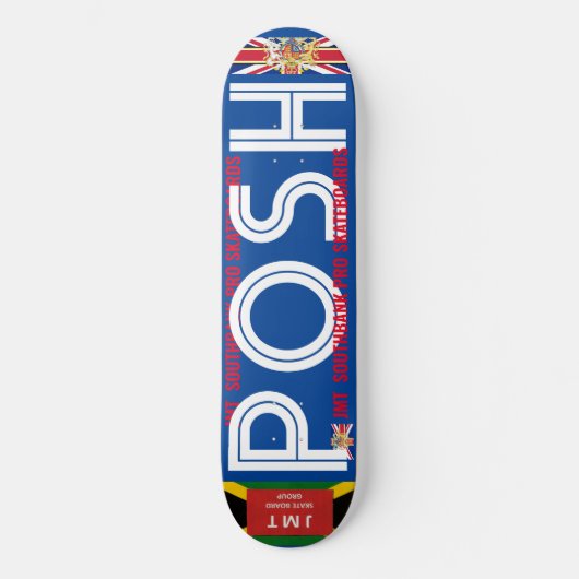 JMT UK POSH 8 1/4" Skateboarddek Persoonlijk Skateboard (Voorkant)