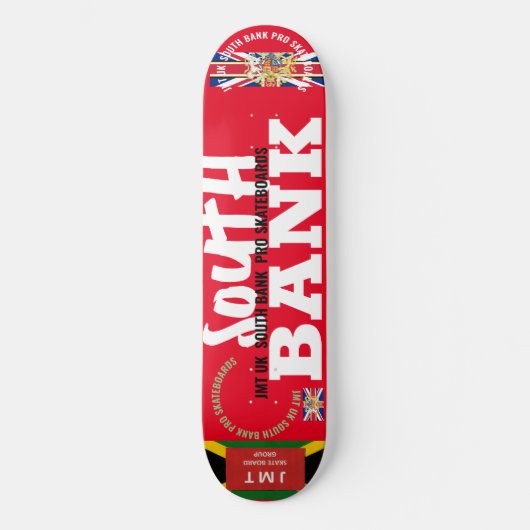 JMT UK SOUTH BANK 8 1/4" Skateboard Dek (Voorkant)