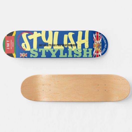 JMT UK STIJLVOL 8 1/4" Skateboard Deck (Horizontaal)