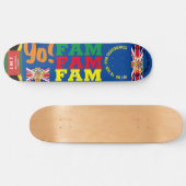 JMT UK YO FAM .8 1/4" Skateboard Deck (Horizontaal)
