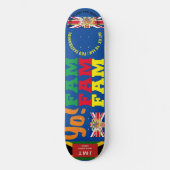JMT UK YO FAM .8 1/4" Skateboard Deck (Voorkant)