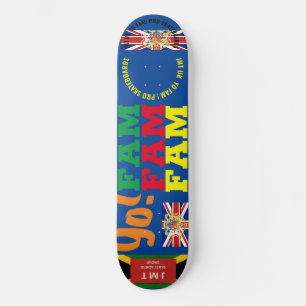 JMT UK YO FAM .8 1/4" Skateboard Deck
