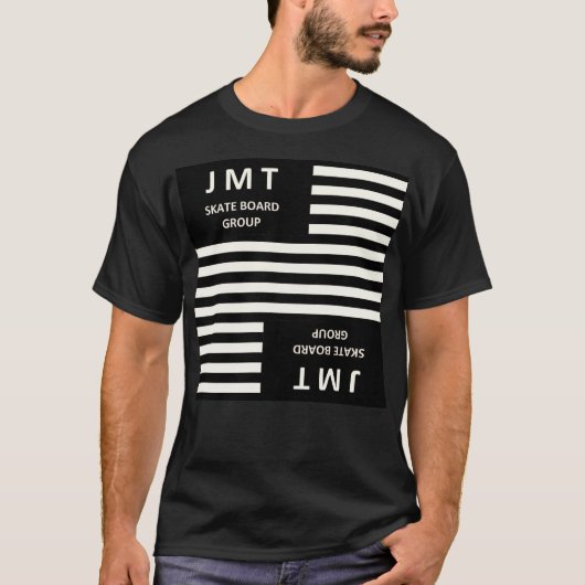 JMT USA. EDITION Basic Donker T-shirt (Voorkant)
