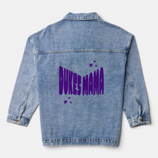 JMU DUKES MAMA SPIJKEBROEK JAS DENIM JACKET (Achterkant)
