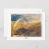 JMW Turner #14-2 - Fine Art Briefkaart (Voorkant / Achterkant)