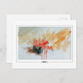 JMW Turner #151 - Kunstmatig Briefkaart (Voorkant / Achterkant)