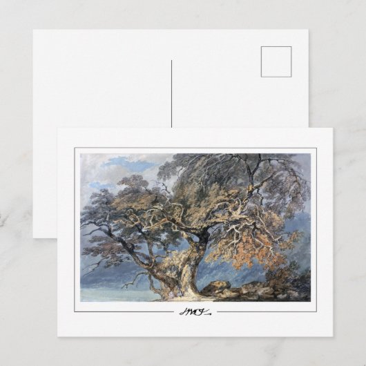 JMW Turner #17-3 - Fine Art Briefkaart (Voorkant / Achterkant)