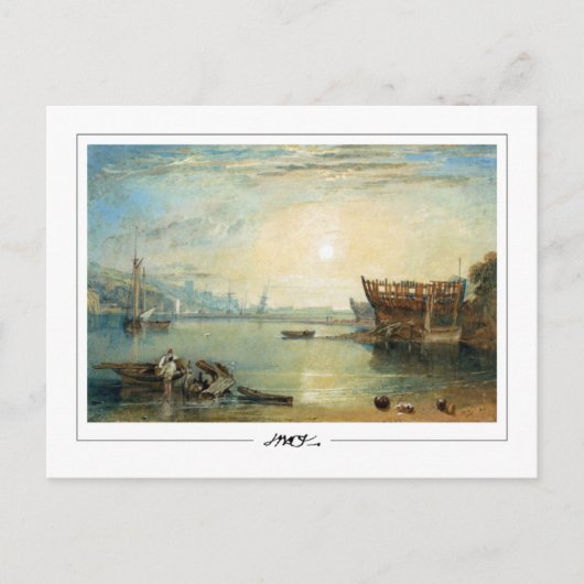 JMW Turner #18-2 - Kunstansichtkaart Briefkaart (Voorkant)