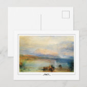 JMW Turner #18-3 - Fine Art Briefkaart (Voorkant / Achterkant)