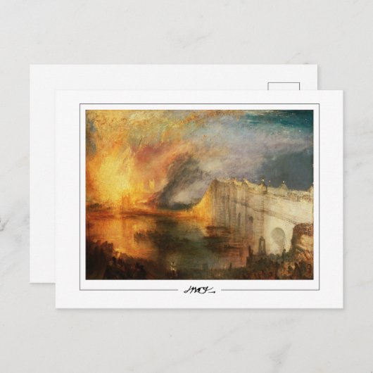 JMW Turner #19-3 - Fine Art Briefkaart (Voorkant / Achterkant)