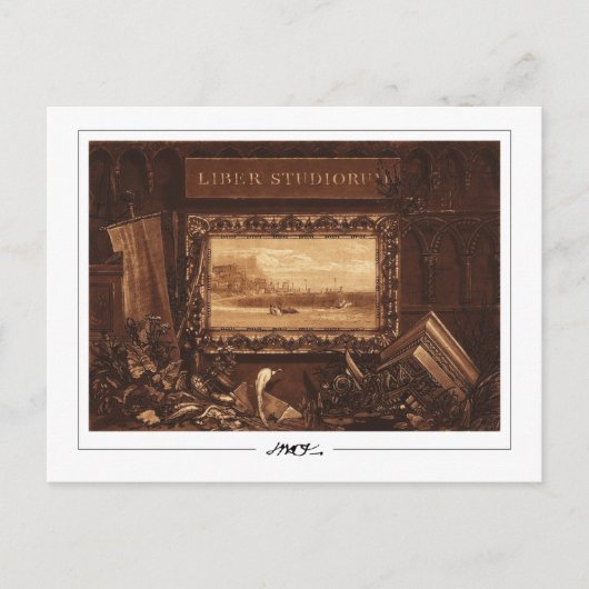 JMW Turner #224-3 - Fine Art Briefkaart (Voorkant)