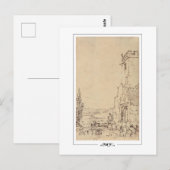 JMW Turner #233 - Kunstmatig Briefkaart (Voorkant / Achterkant)