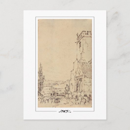 JMW Turner #233 - Kunstmatig Briefkaart (Voorkant)