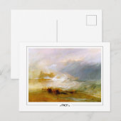 JMW Turner #24-3 - Kunstansichtkaart Briefkaart (Voorkant / Achterkant)