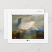 JMW Turner #283-2 - Kunstmatig Briefkaart (Voorkant / Achterkant)