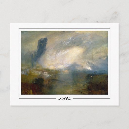 JMW Turner #283-2 - Kunstmatig Briefkaart (Voorkant)