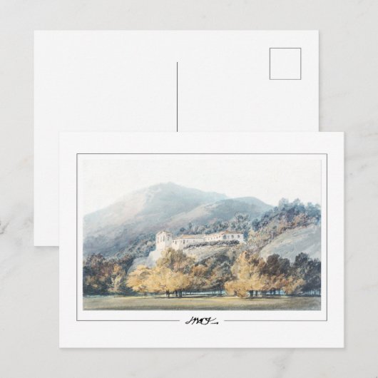 JMW Turner #28-3 - Fine Art Briefkaart (Voorkant / Achterkant)