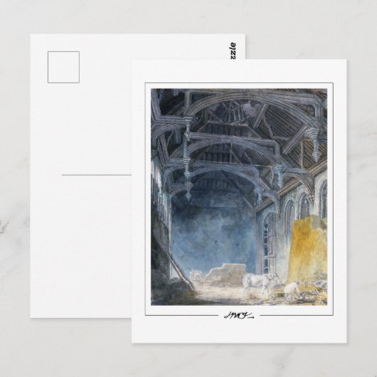 JMW Turner #2 - Fine Art Briefkaart (Voorkant / Achterkant)