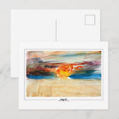 JMW Turner #326 - Kunstmatig Briefkaart (Voorkant / Achterkant)