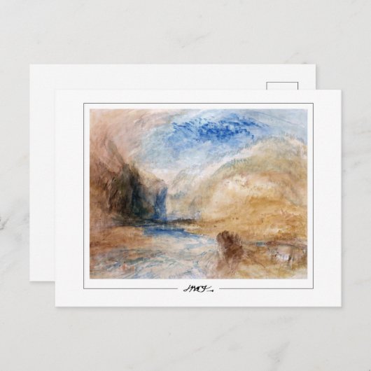 JMW Turner #362-3 - Fine Art Briefkaart (Voorkant / Achterkant)