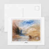 JMW Turner #362-3 - Kunstansichtkaart Briefkaart (Voorkant / Achterkant)