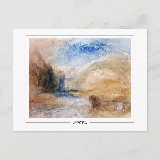 JMW Turner #362-3 - Kunstansichtkaart Briefkaart (Voorkant)