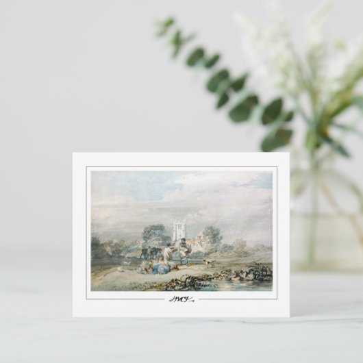 JMW Turner #408-3 - Fine Art Briefkaart (Staand voorkant)