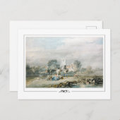 JMW Turner #408-3 - Fine Art Briefkaart (Voorkant / Achterkant)