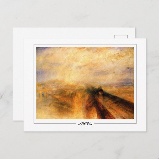 JMW Turner #469-3 - Fine Art Briefkaart (Voorkant / Achterkant)