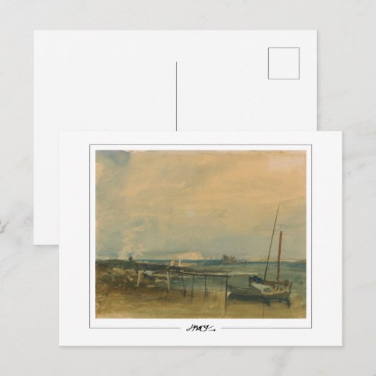 JMW Turner #4-2 - Fine Art Briefkaart (Voorkant / Achterkant)