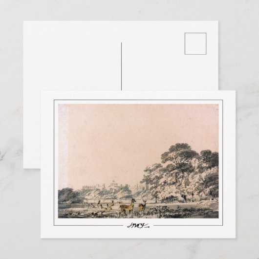 JMW Turner #566-3 - Fine Art Briefkaart (Voorkant / Achterkant)