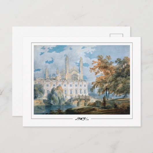 JMW Turner #9-2 - Fine Art Briefkaart (Voorkant / Achterkant)