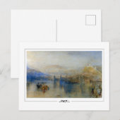 JMW Turner #9-3 - Fine Art Briefkaart (Voorkant / Achterkant)
