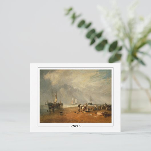 JMW Turner #9 - Fine Art Briefkaart (Staand voorkant)