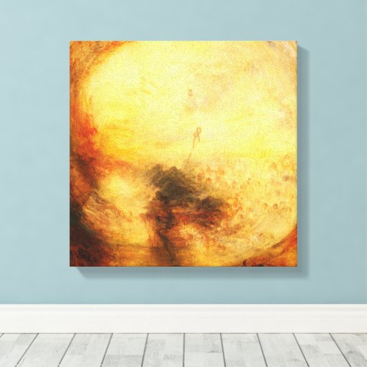 JMW Turner licht en kleur Canvas Afdruk (Insitu (Houten vloer))