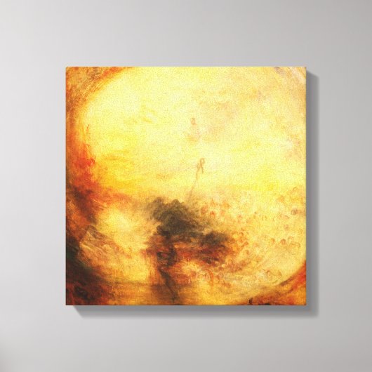 JMW Turner licht en kleur Canvas Afdruk (Voorkant)