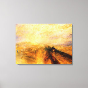 JMW Turner Rain Steam and Speed Canvas Afdruk